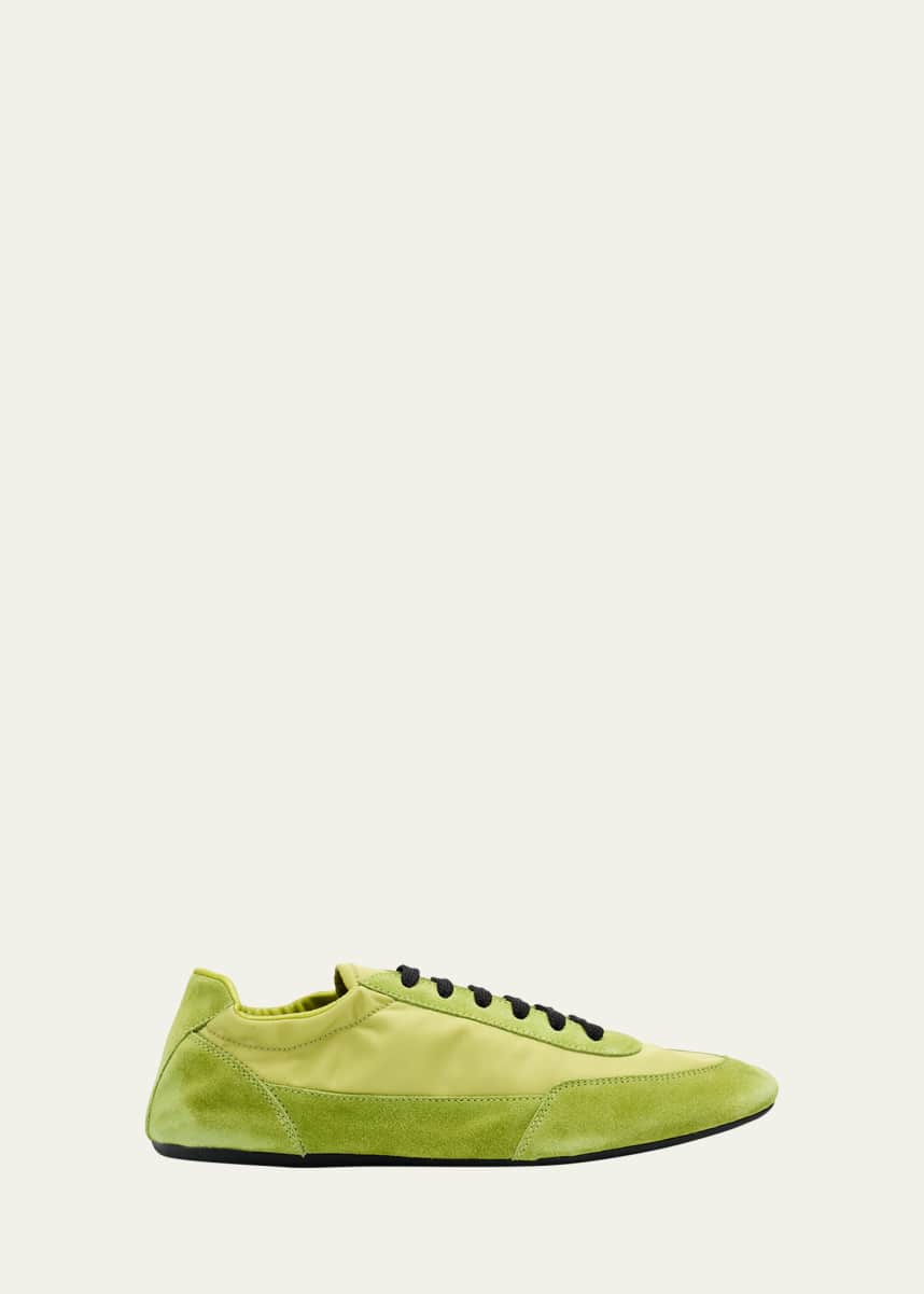 Prada Low-Top Suede Sneakers