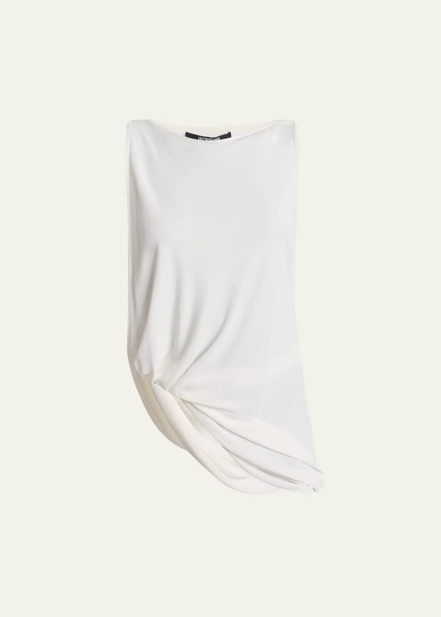 Jacquemus Peplo Cutout Asymmetric Tank Top