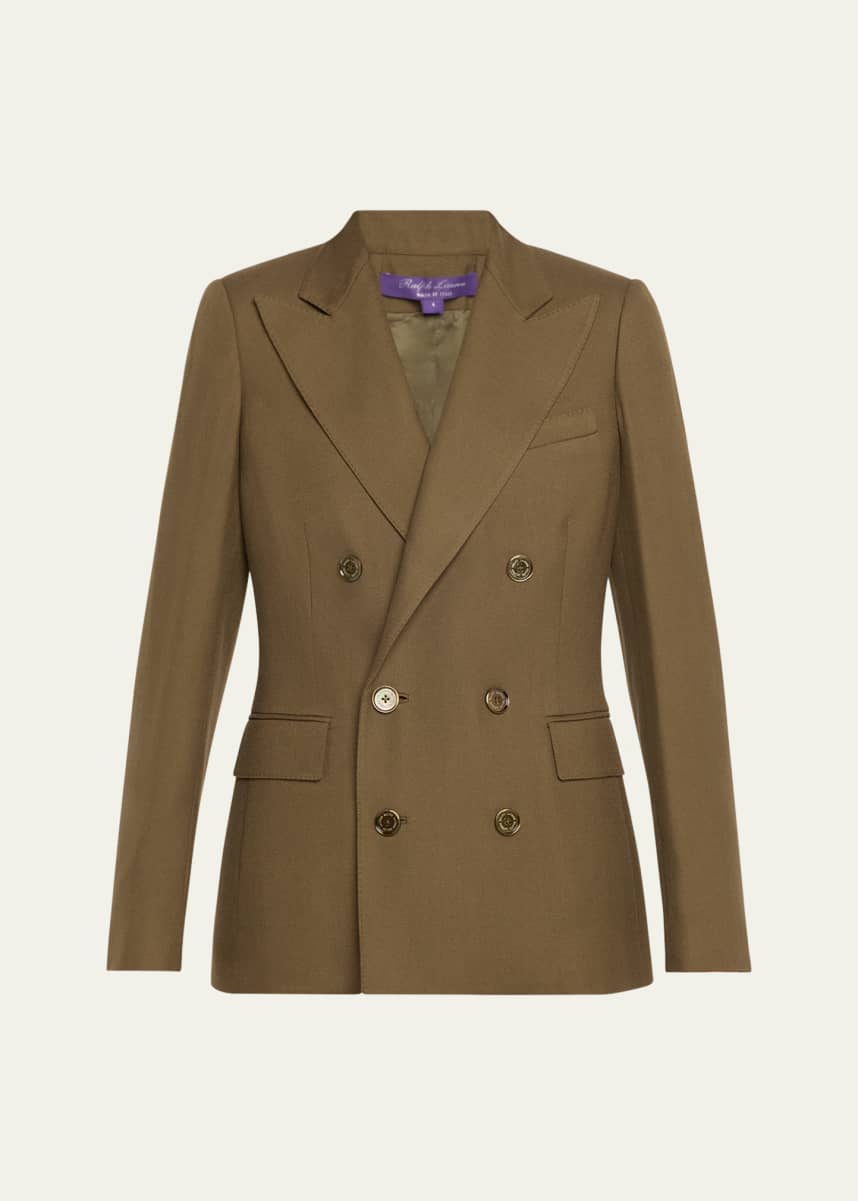 Ralph Lauren Collection Camden Double-Breasted Cashmere Jacket