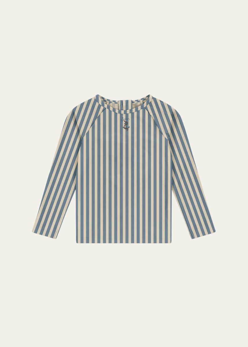 Konges Slojd Boy's Aster Striped Swim Top, Size 9M-10