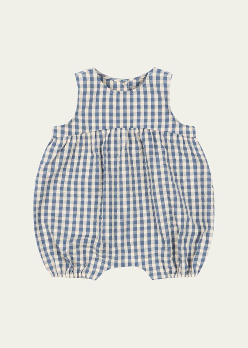 Konges Slojd Kid's Kim Gingham Romper, Size Newborn-18M