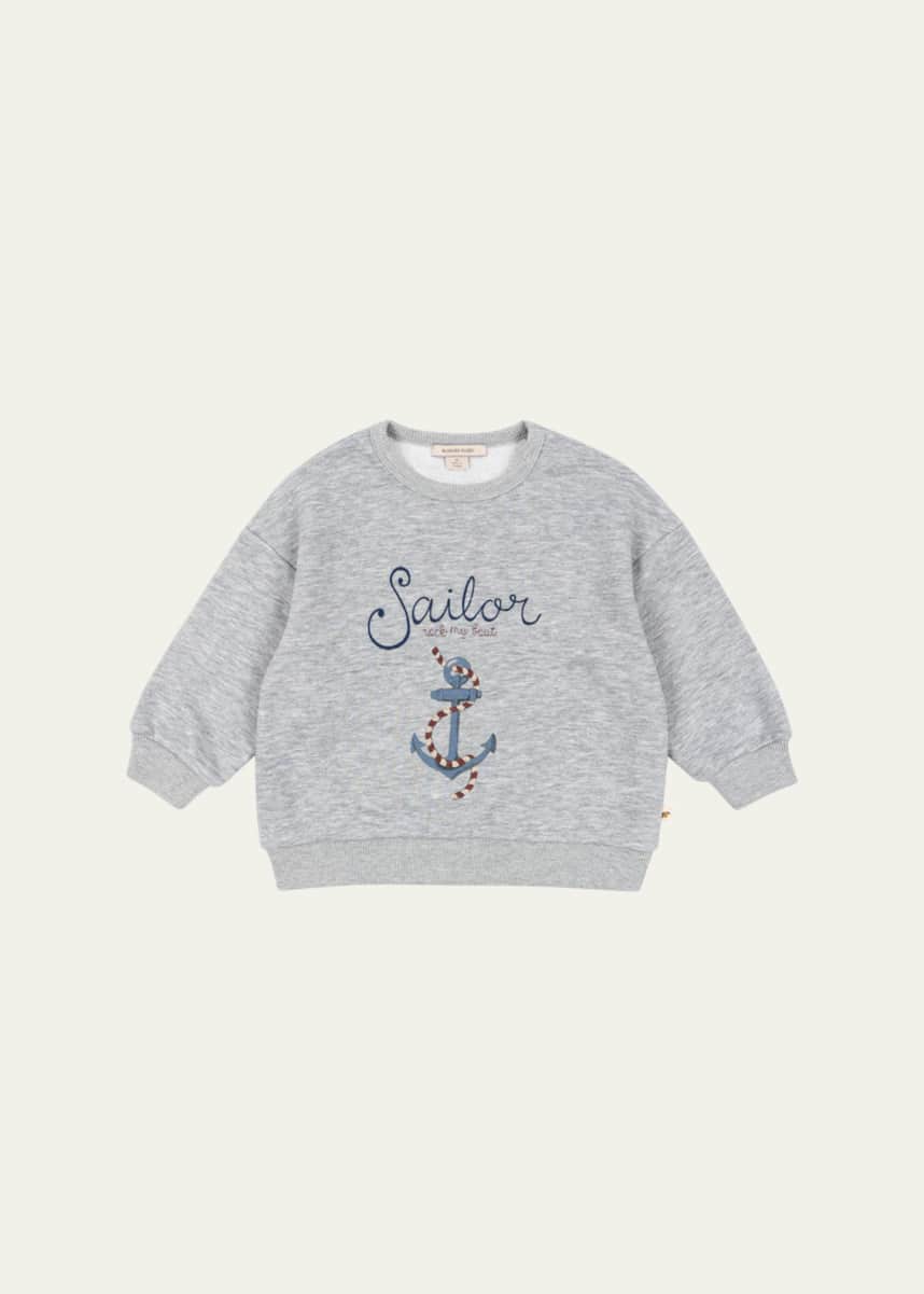 Konges Slojd Boy's Lou Sailor Sweatshirt, Size 9M-10