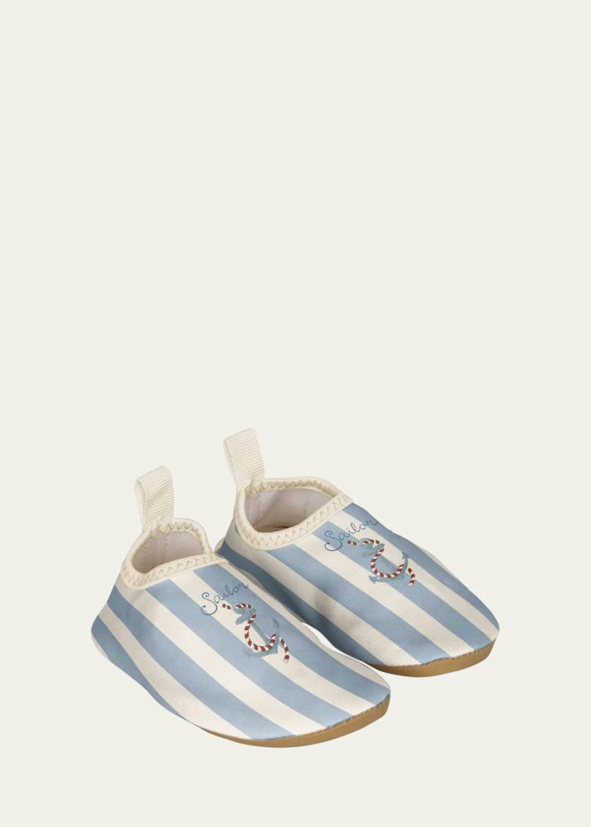 Konges Slojd Boy's Aster Striped Swim Shoes, Kids