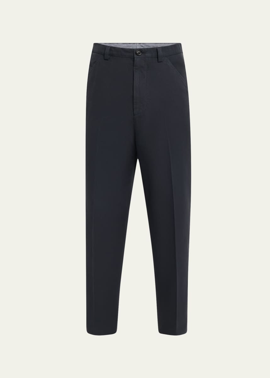 Brunello Cucinelli Men's Exclusive Cotton Five-Pocket Pants