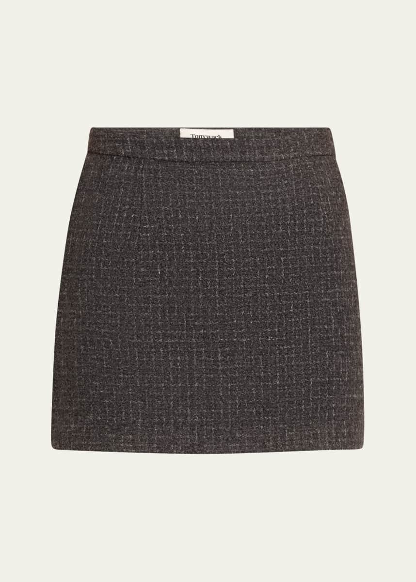 TONYWACK Tweed Mini Skirt
