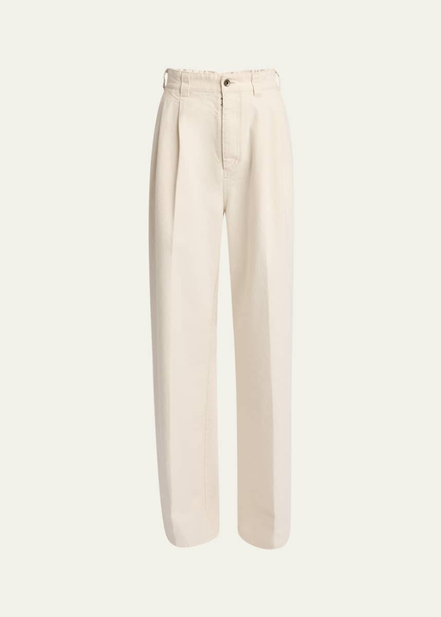 Maison Margiela Canvas Denim Wide Leg Pants