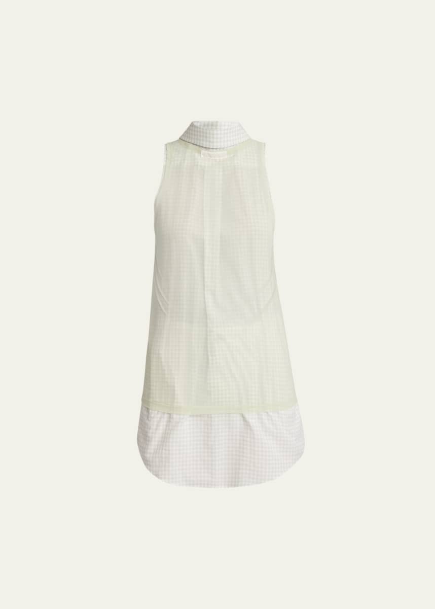 Maison Margiela Hybrid Check Tank Top
