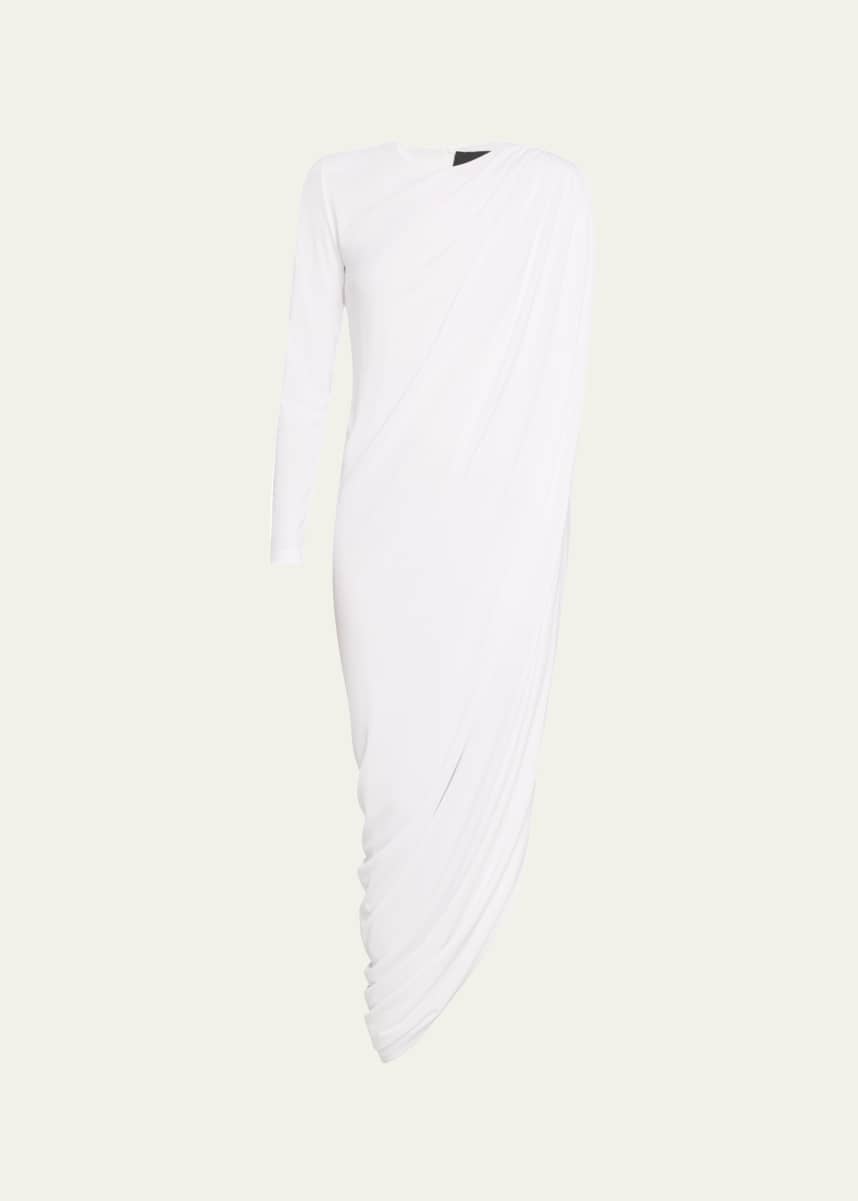 Stephane Rolland Paris Asymmetric Draped Jersey Dress