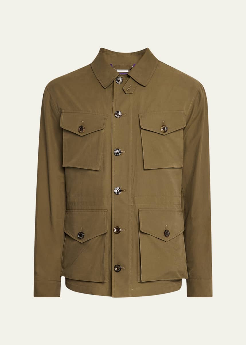 Ralph Lauren Purple Label Men's Twill Four-Pocket Jacket
