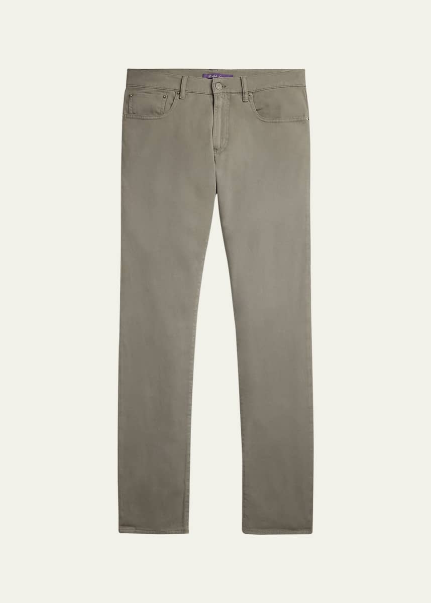 Ralph Lauren Purple Label Men's Slim Fit Stretch Twill Pants