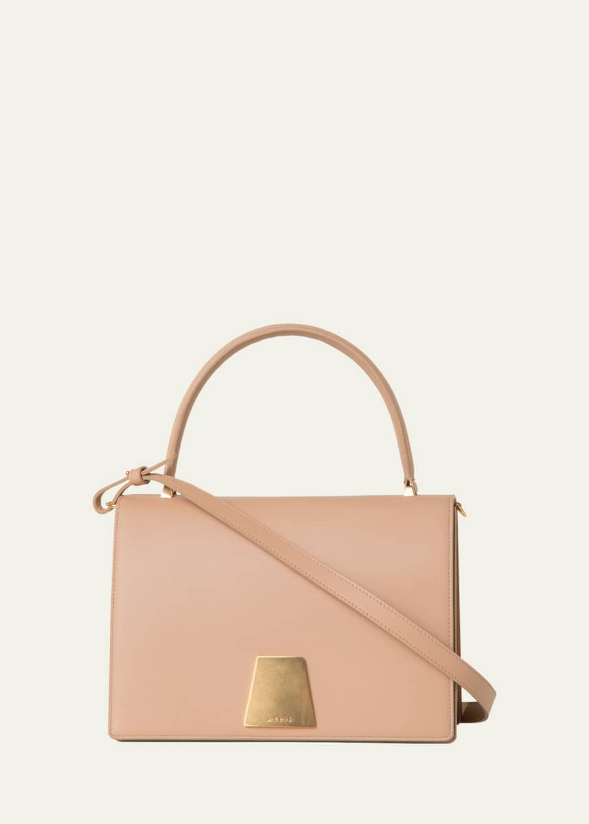 Akris Alice Flap Leather Crossbody Bag