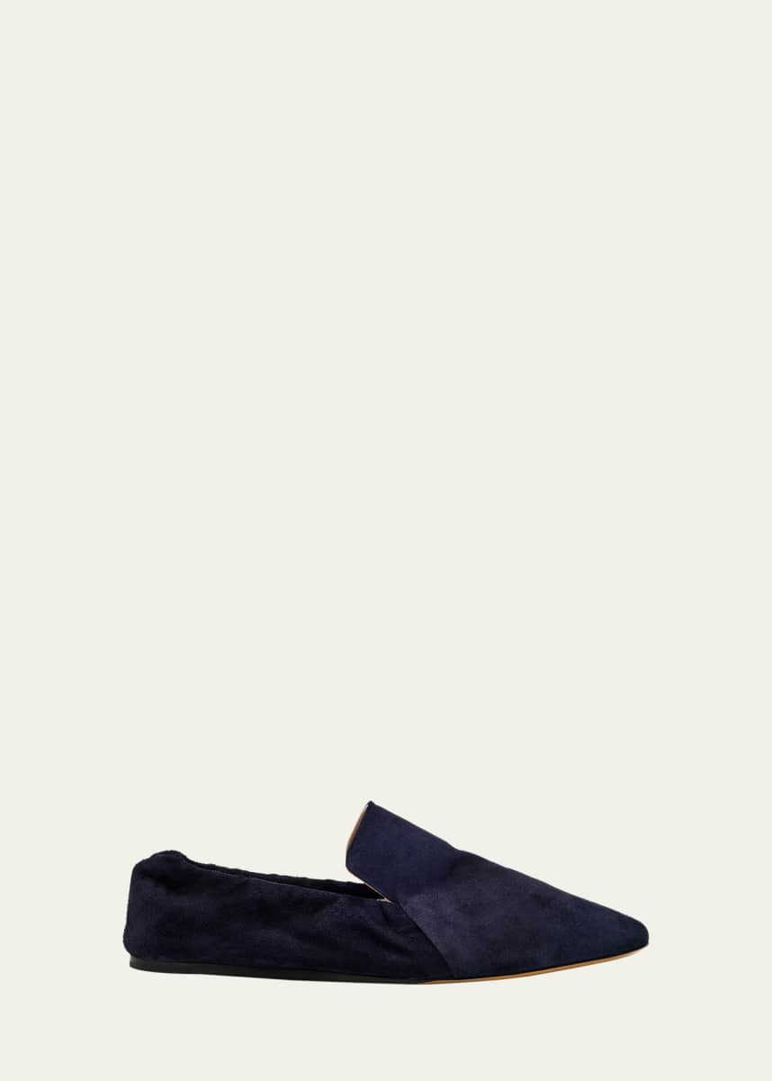 Le Monde Beryl Mocassin Suede Loafers