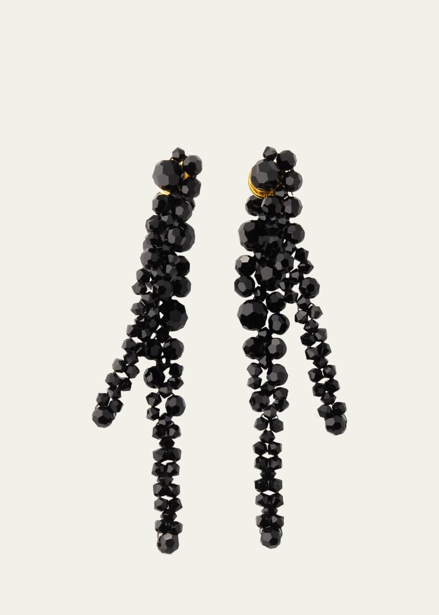 Simone Rocha Double Pierce Through Drip Earrings