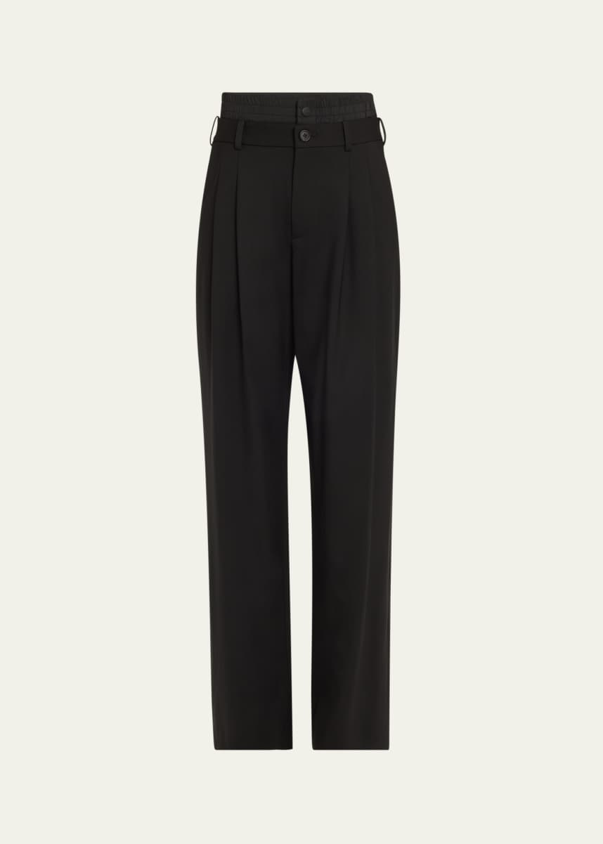 Monse Double Waistband Wool Trousers