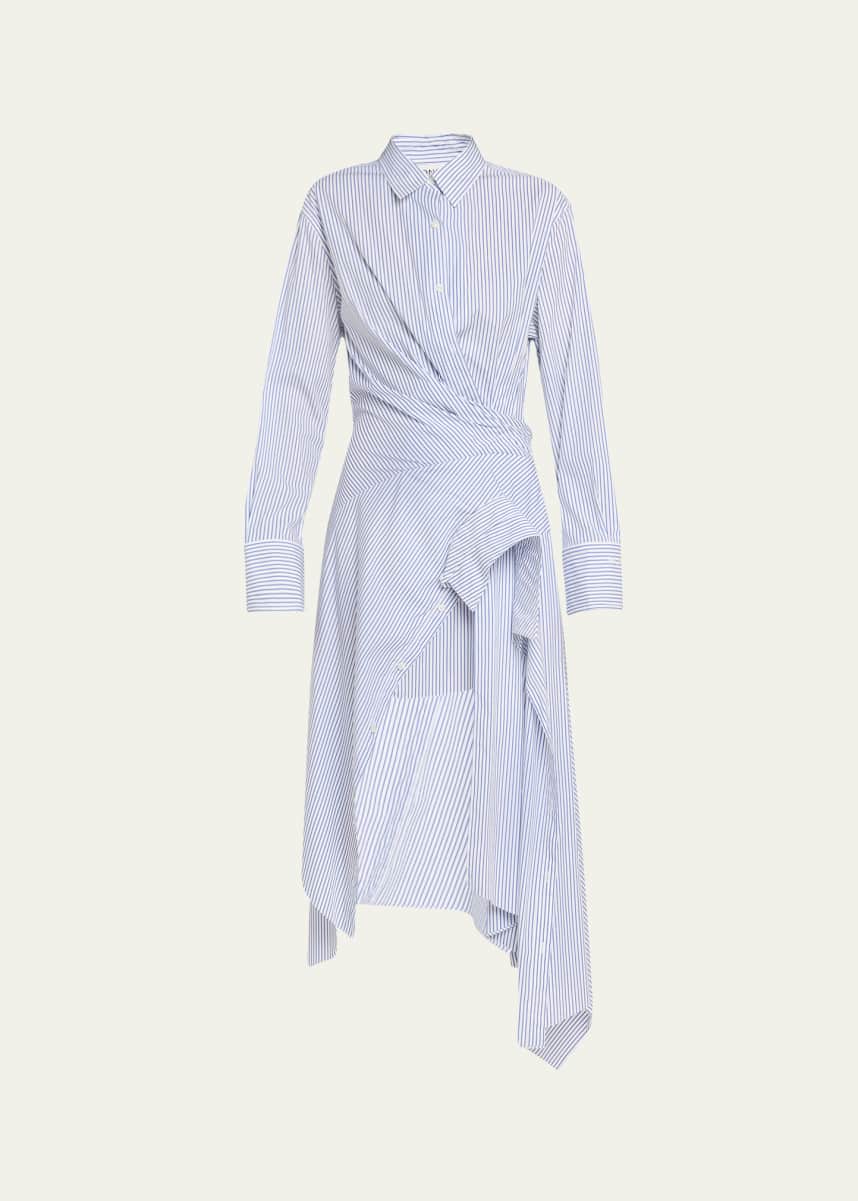 Monse Cascade Stripe Shirtdress