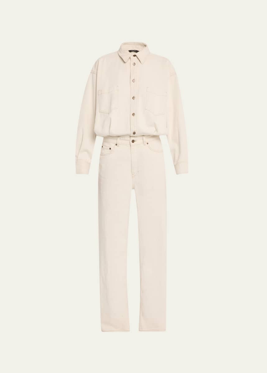 HAIKURE Tilda Long-Sleeve Denim Shirt