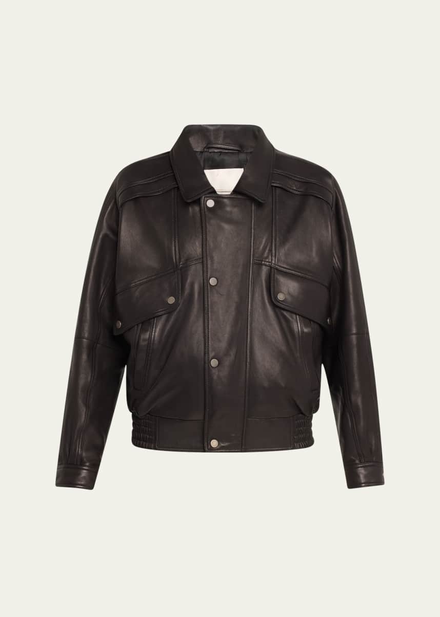TEURN STUDIOS Leather Taxi Driver Jacket