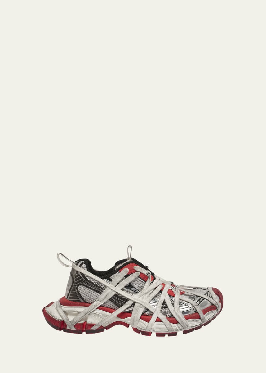Balenciaga Men's 3XL Extreme Laces Mesh Sneakers