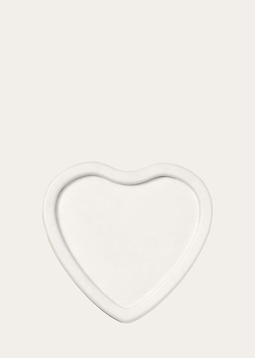 AERIN Piero Leather Heart Tray