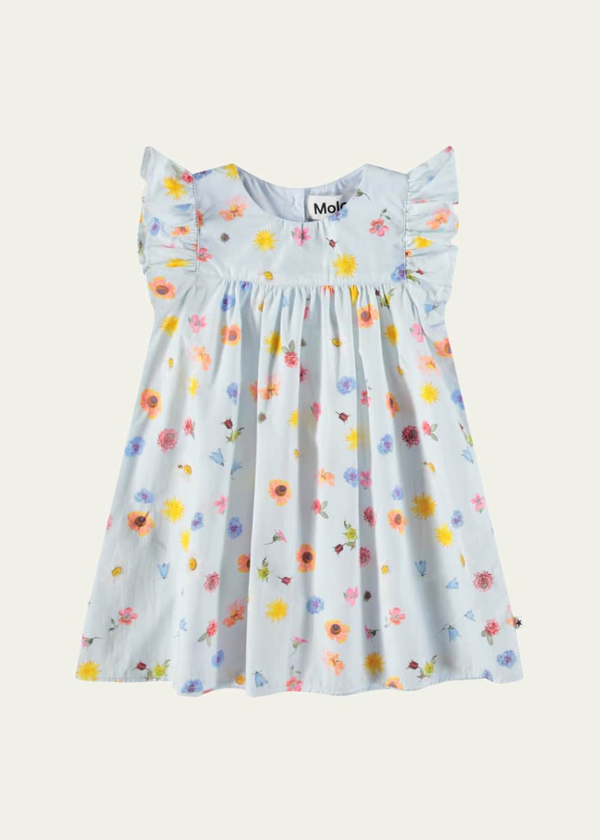 Molo Girl's Cacao Dress, Size 6M-2