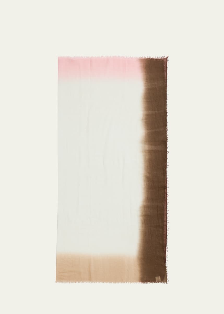 Faliero Sarti Sherly Cashmere Color Block Scarf