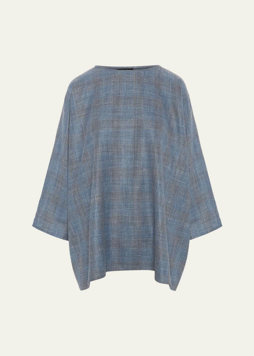 Eskandar Boat-Neck Top (Long Length)