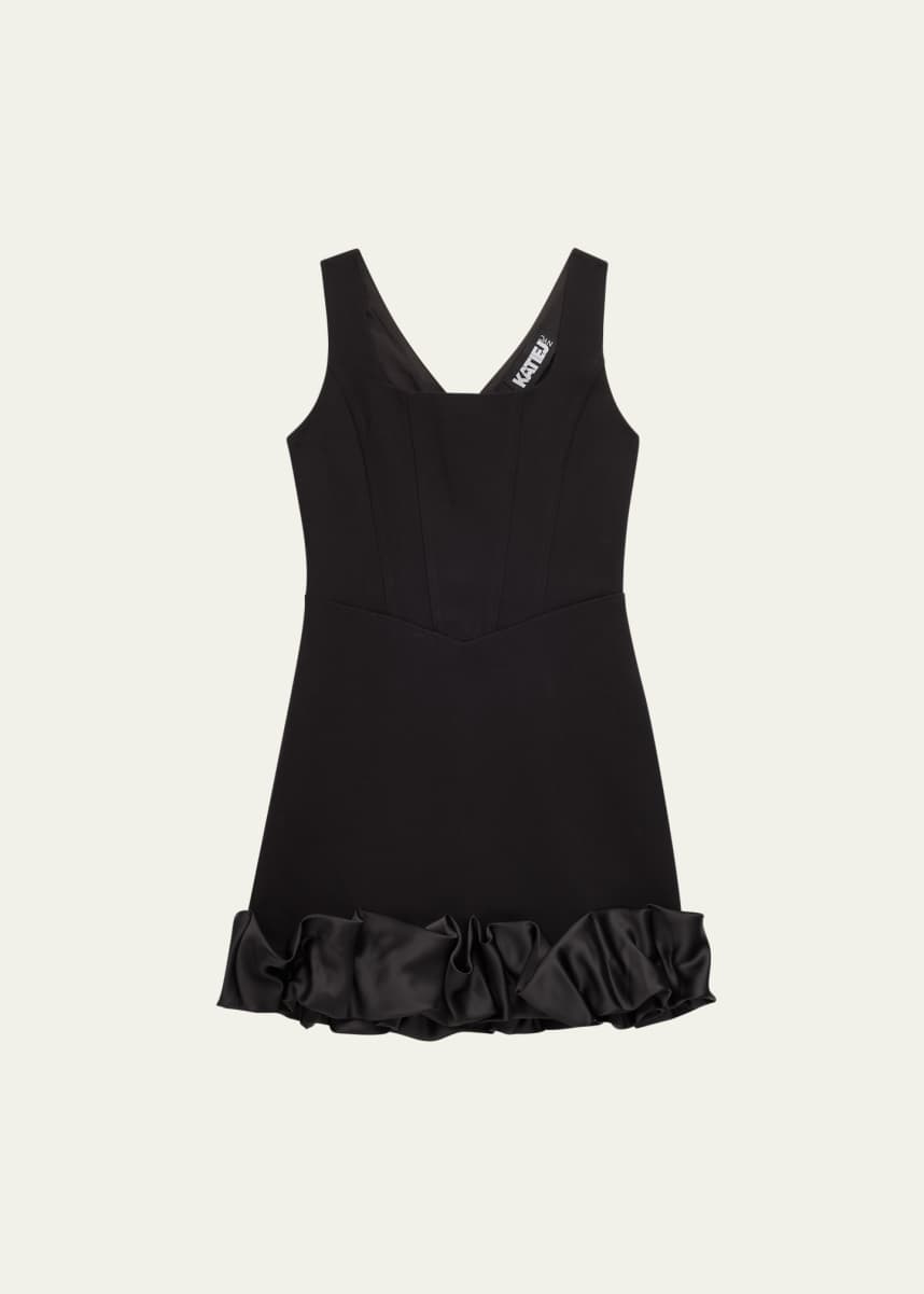 KatieJ NYC Girl's Meredeth Ruffle Hem Dress, Size S-XL
