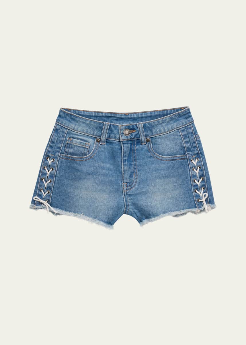 KatieJ NYC Girl's Berlin Tween Denim Shorts, Size S-XL