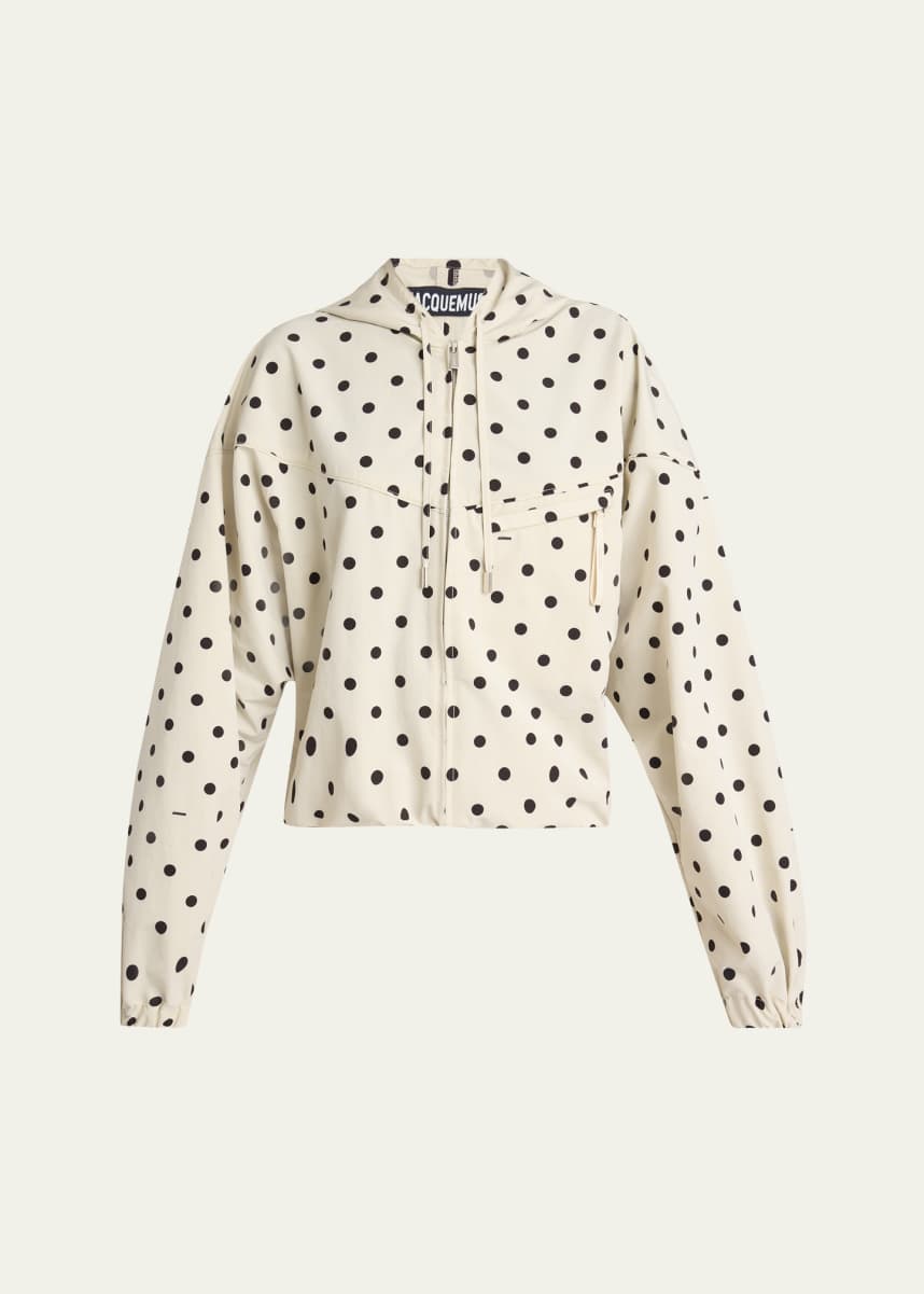 Jacquemus Bateau Polka Dot Hooded Jacket