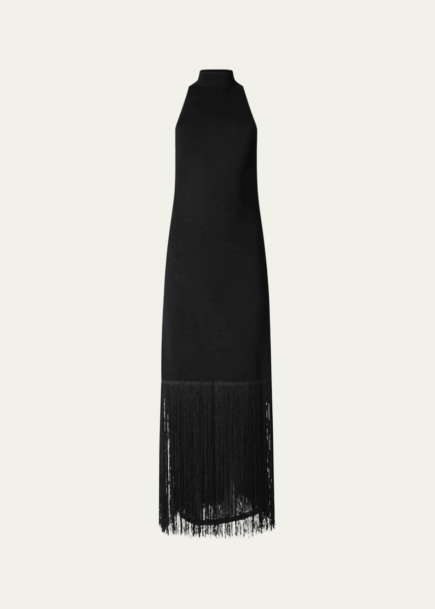 Altuzarra Fringe High-Neck Dress