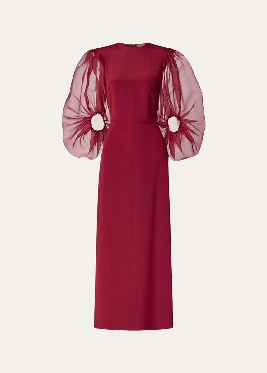 Altuzarra Danielle Puff-Sleeve Dress