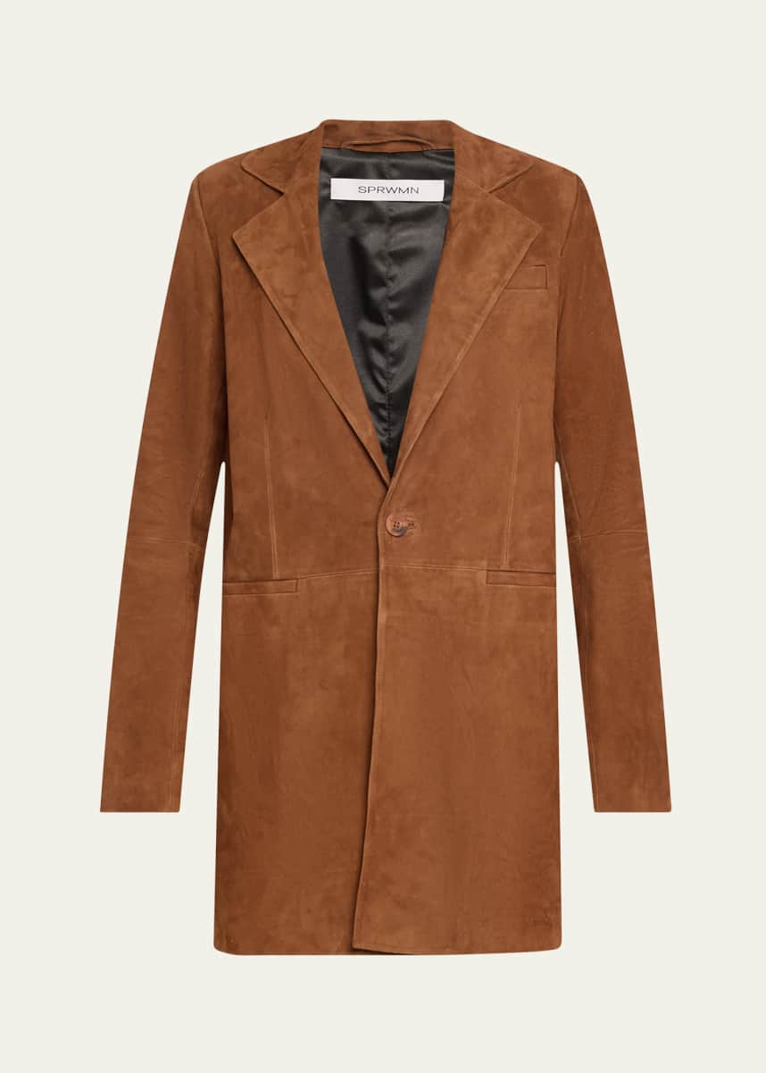SPRWMN Suede Long Blazer