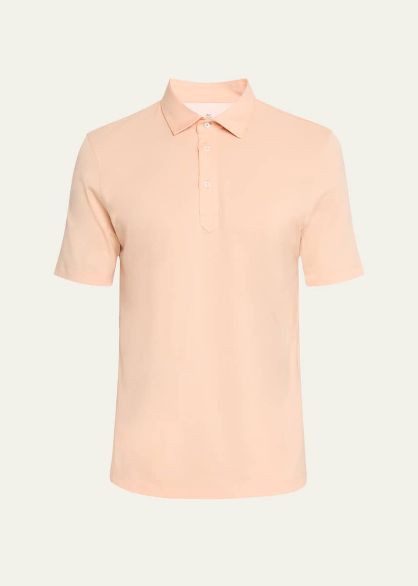 Brunello Cucinelli Men's Cotton Polo Shirt