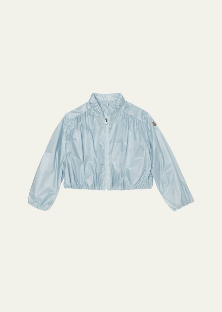 Moncler Girl's Chazeron Bubble Bomber Jacket, Size 4-6