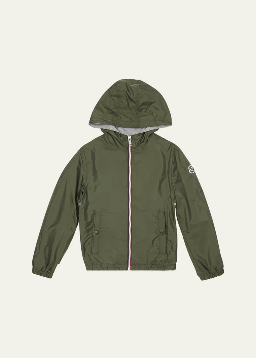Moncler Boy's Urville Windbreaker Jacket, Size 12-14