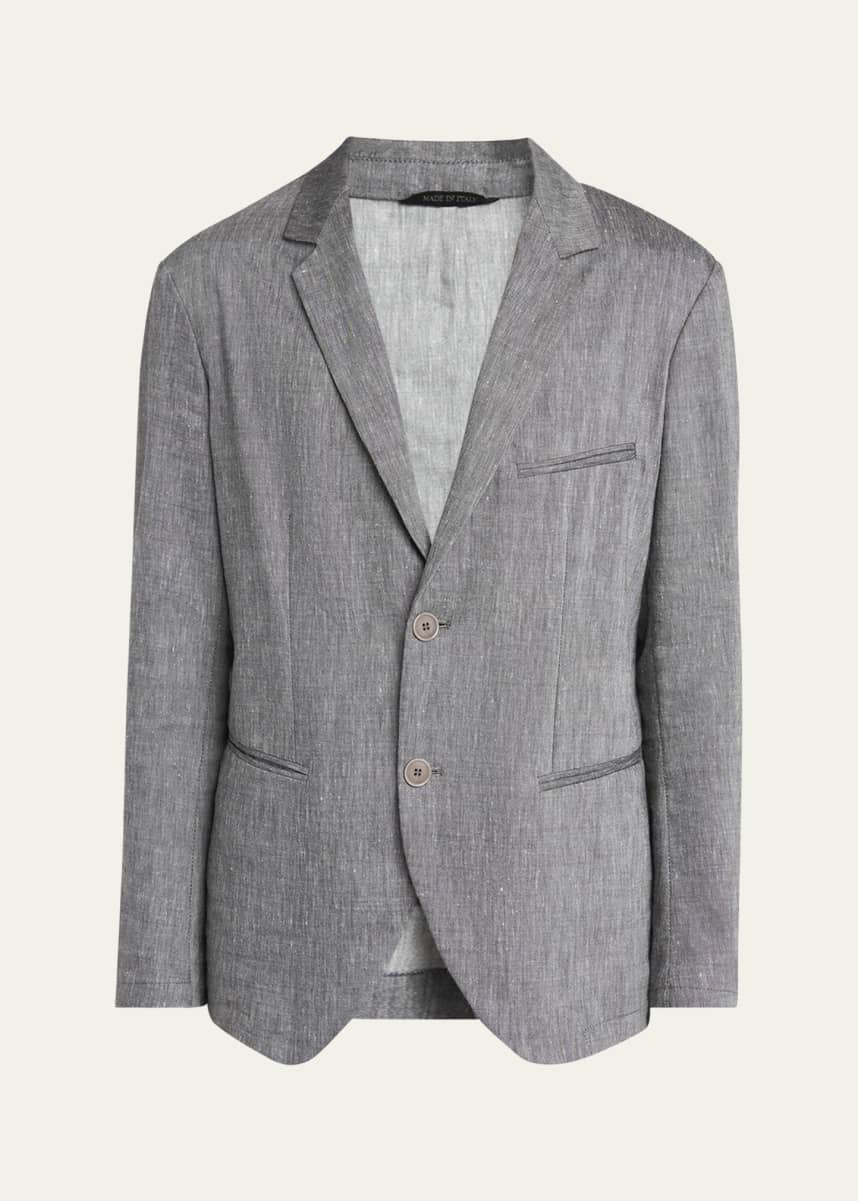 Giorgio Armani Men's One Shot Linen-Wool Sport Coat