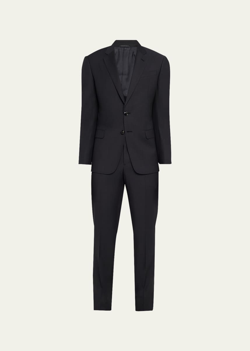 Giorgio Armani Men's Pinpoint Twill Suit