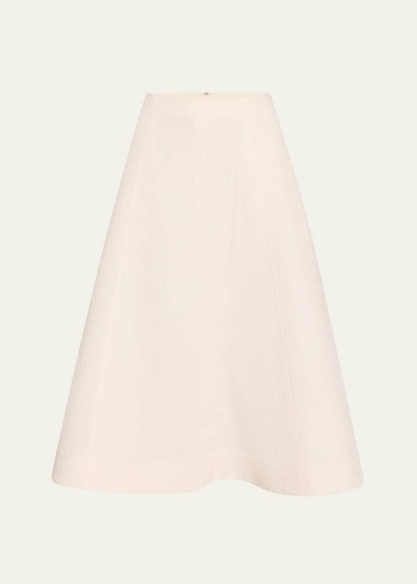 Veronica Beard Fellini Textured A-Line Skirt