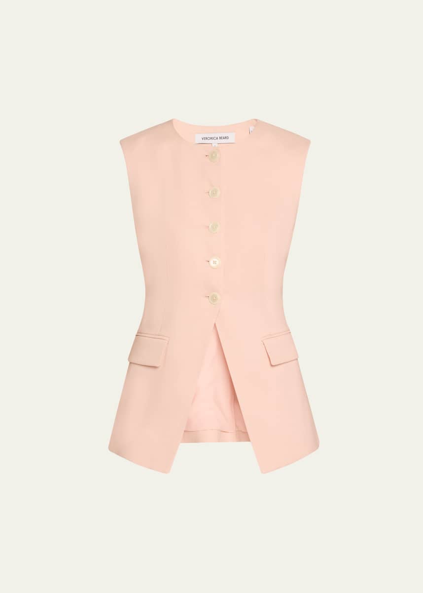 Veronica Beard Lois Linen Vest