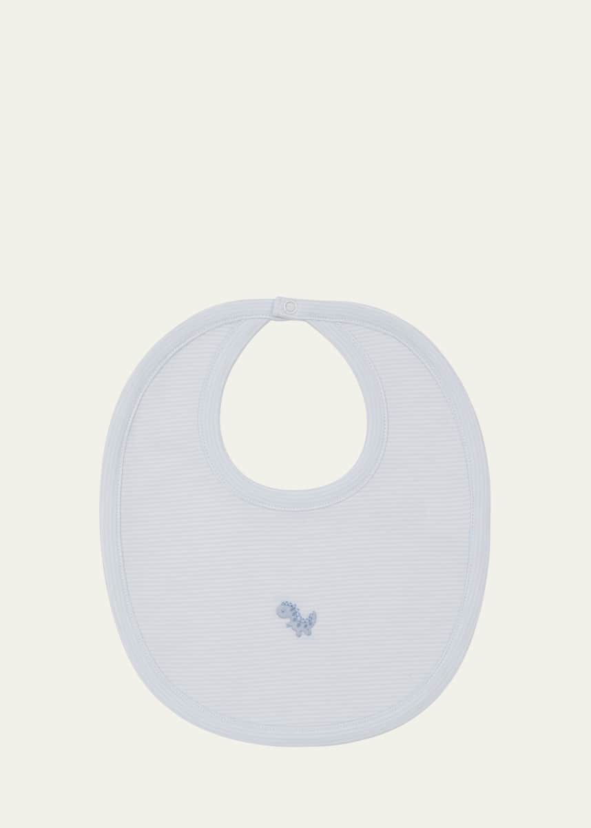 Kissy Kissy Boy's Dino District Hand Embroidered Bib