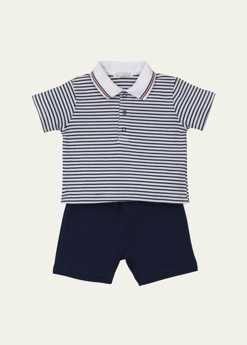 Kissy Kissy Boy's Bold Stripes & Bright Stars Set, Size 3M-24M
