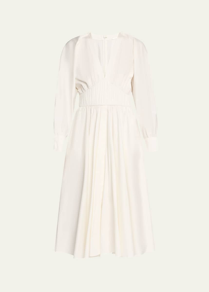 Alexis Viro Long-Sleeve Midi Dress