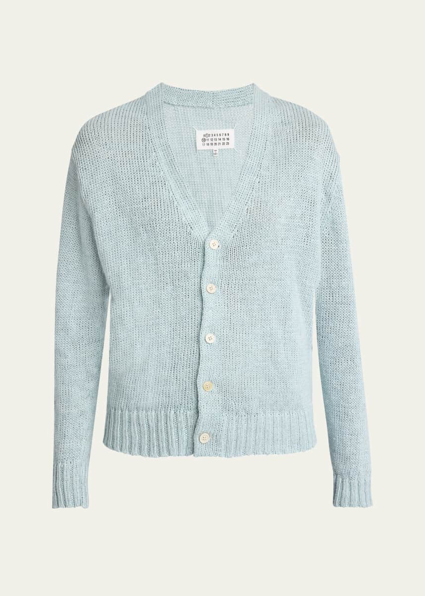 Maison Margiela V-Neck Hemp Cardigan