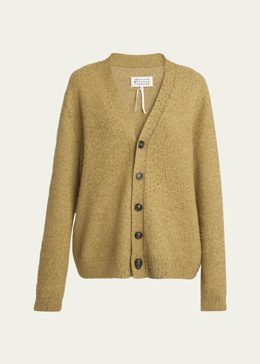 Maison Margiela V-Neck Wool Cardigan