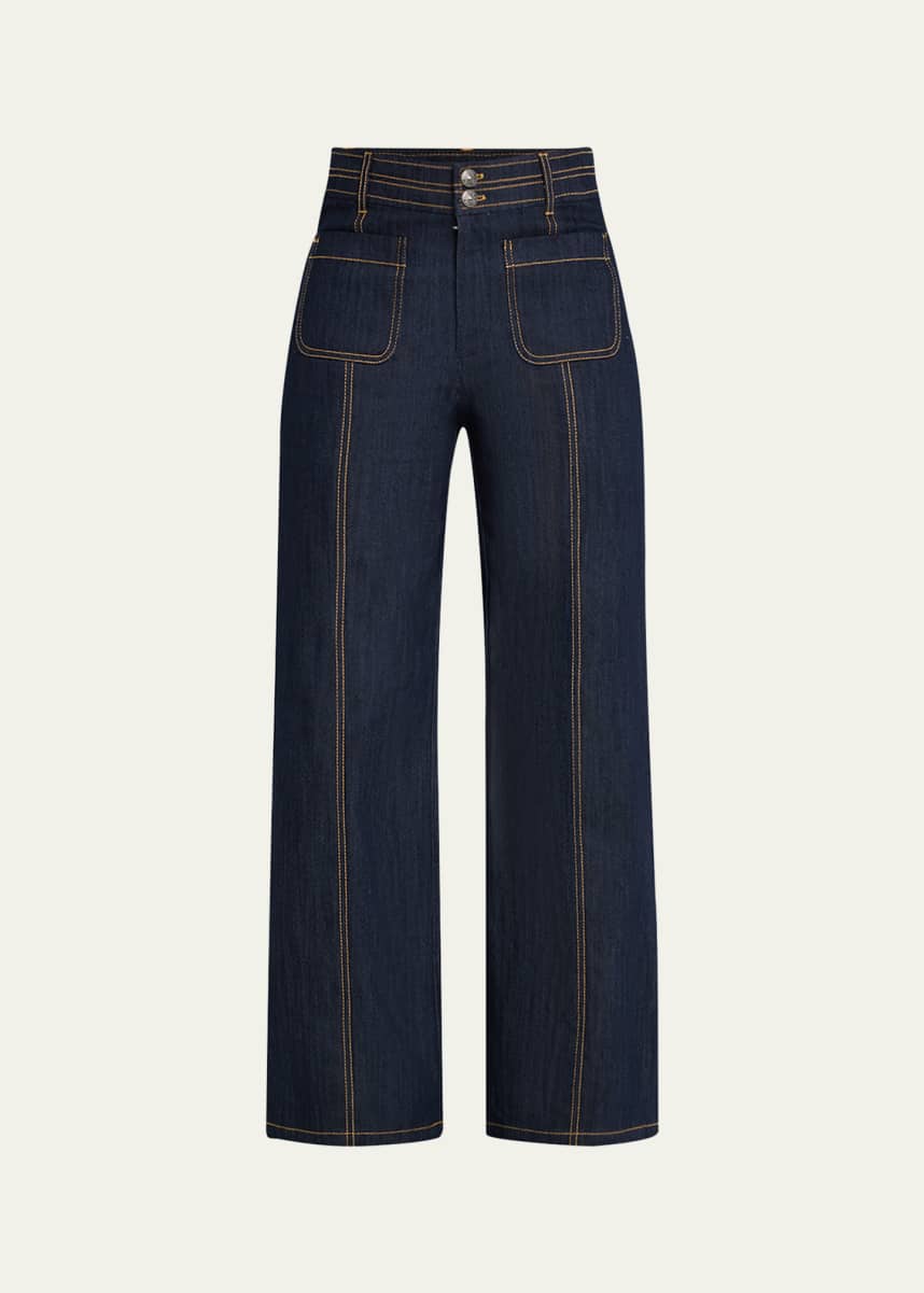 Cinq a Sept Dorothea Wide-Leg Jeans