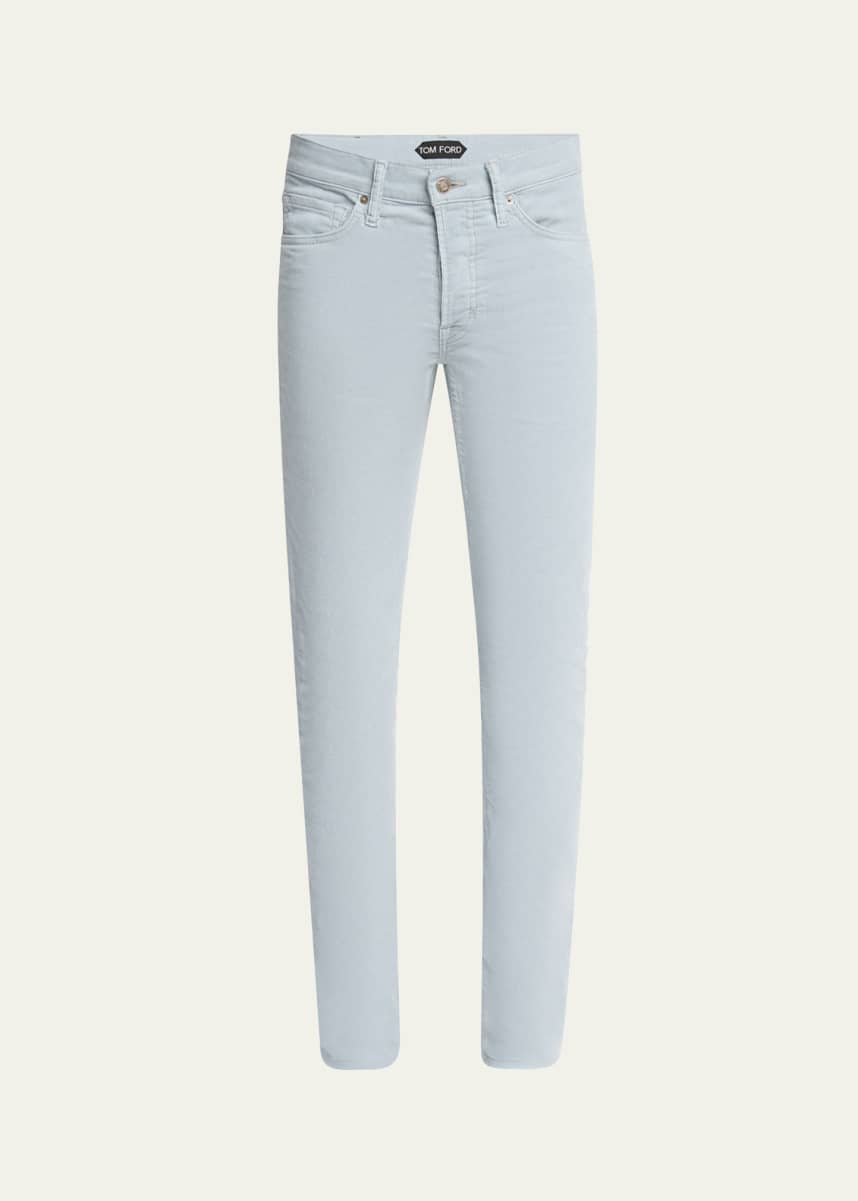 TOM FORD Men's Slim Fit Micro-Corduroy Five-Pocket Pants