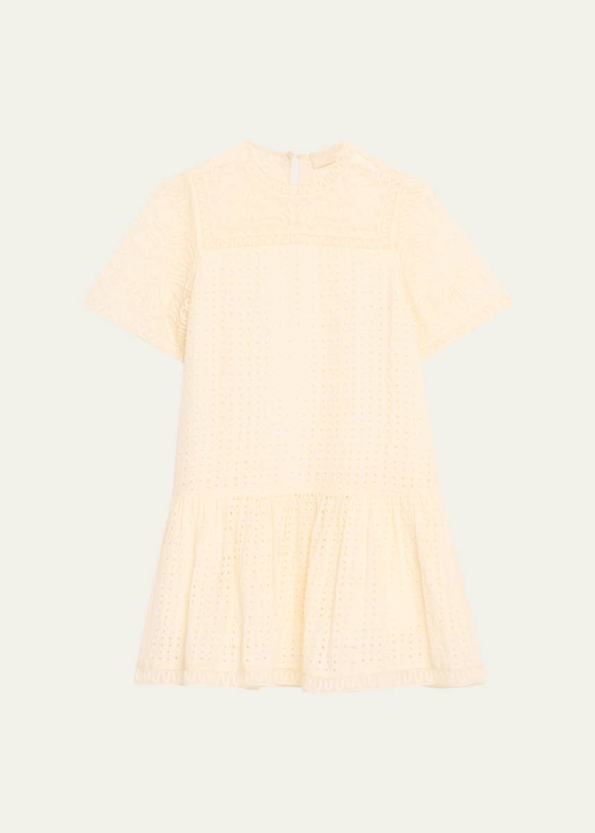Ulla Johnson Gabi Embroidered Mini Dress