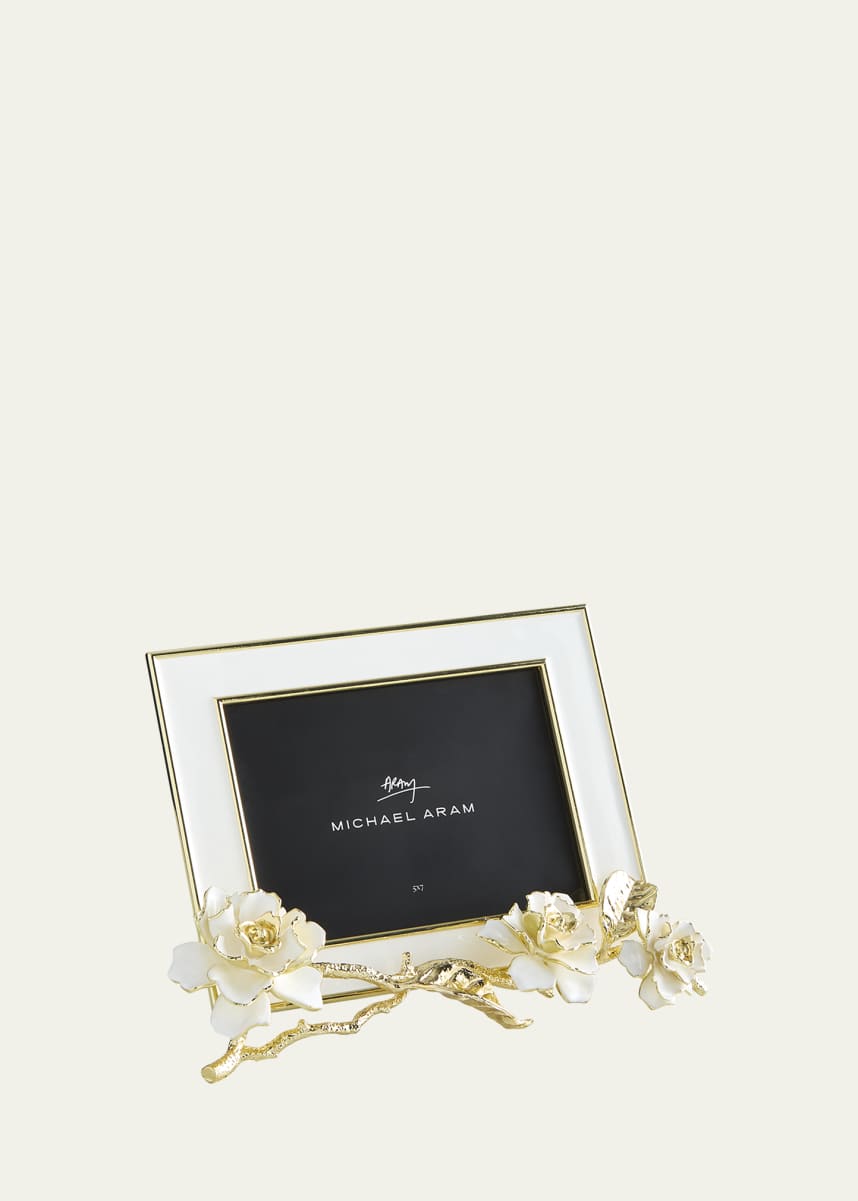 Michael Aram Gardenia Easel Picture Frame, 5" x 7"