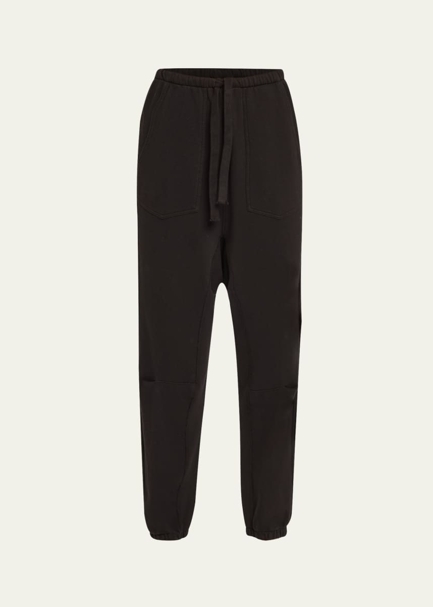Nili Lotan Dulce Drawstring Tapered Sweatpants
