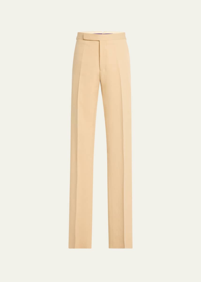 Ralph Lauren Purple Label Men's Gregory Silk Gabardine Pants